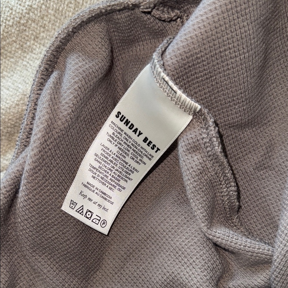 Aritzia x Sunday Best - Waffle Lounge Pants - Picture 3 of 3